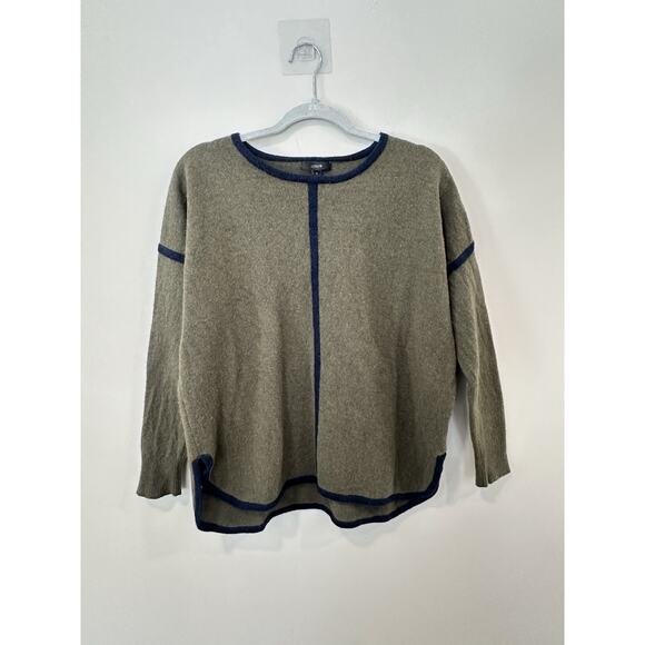 J.Crew Womens 100% Wool Sweater Tunic Oversized Sweater Size S 2142 - Picture 2 of 8